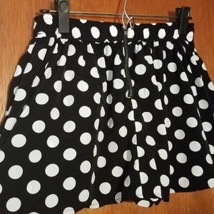 Polka Dot Skort